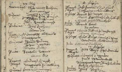 Ein Bild, das Handschrift, Text, Kalligrafie, Dokument enthält.